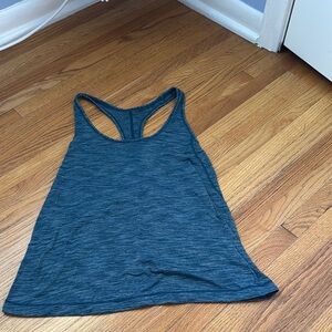 Lululemon Athletica Blue Tank Top Racerback Design